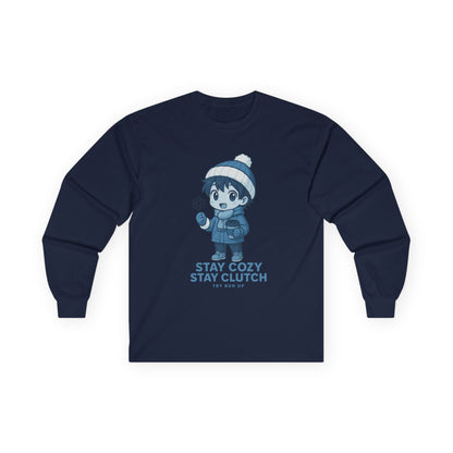 Long Sleeve Tee - Winter Cozy Gamer Design