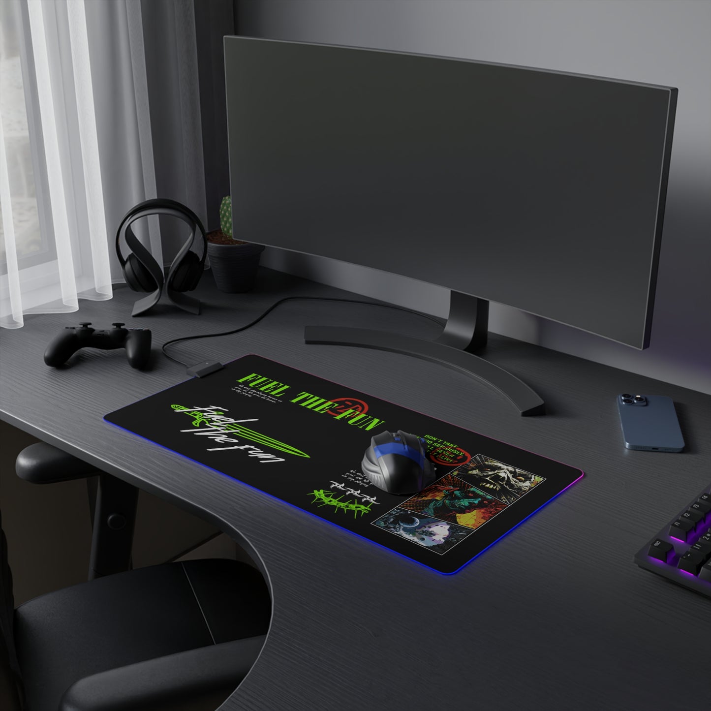 LED Gaming Mouse Pad