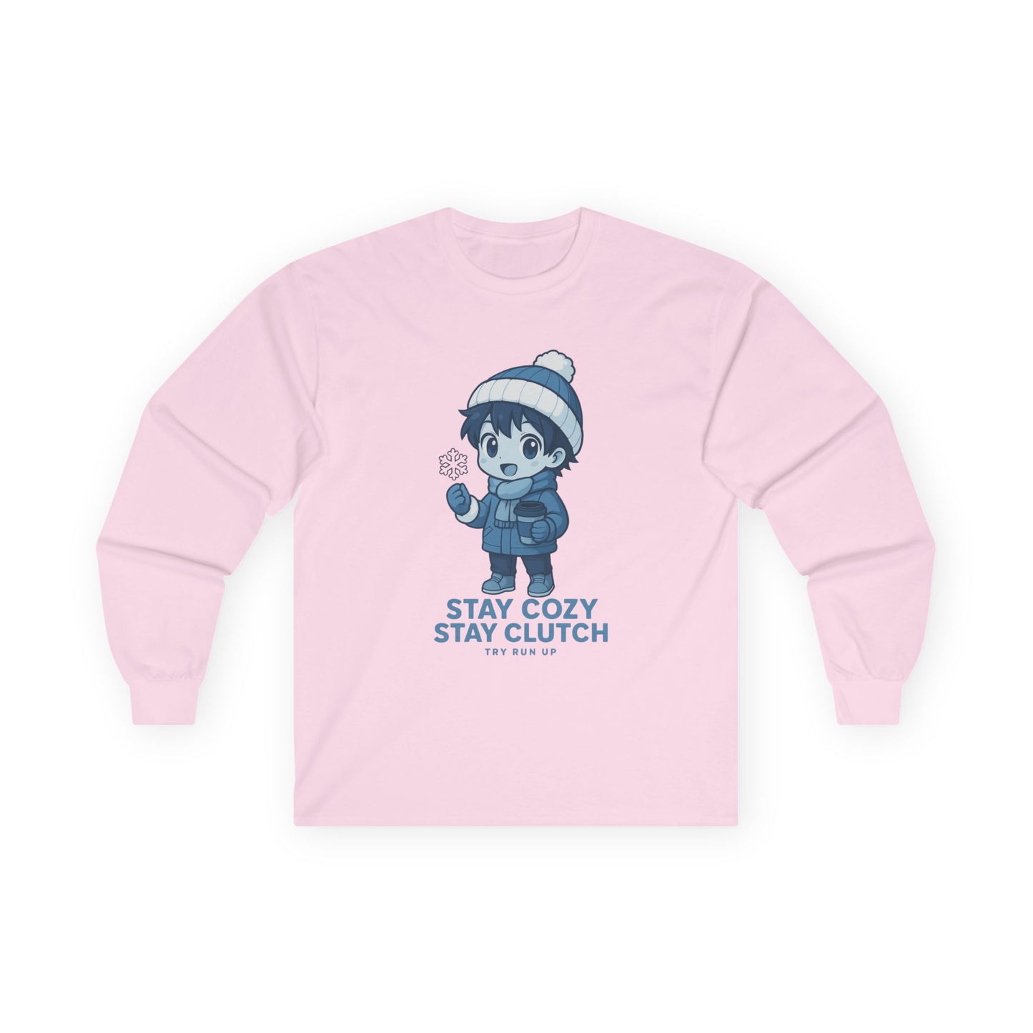 Long Sleeve Tee - Winter Cozy Gamer Design