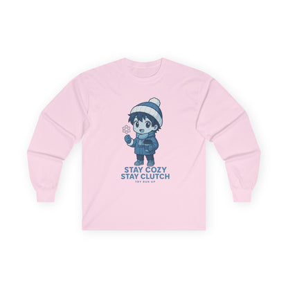 Long Sleeve Tee - Winter Cozy Gamer Design