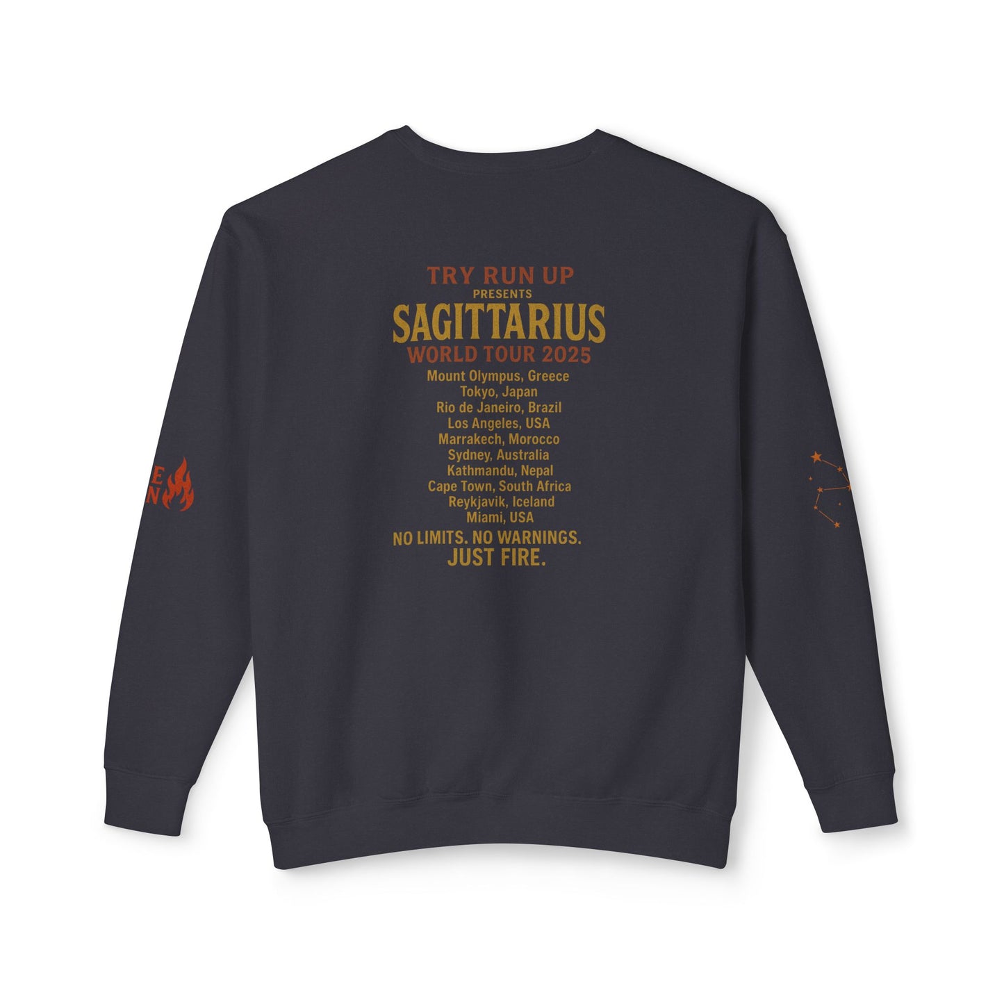 Sagittarius Cozy Try Run Up Sweatshirt