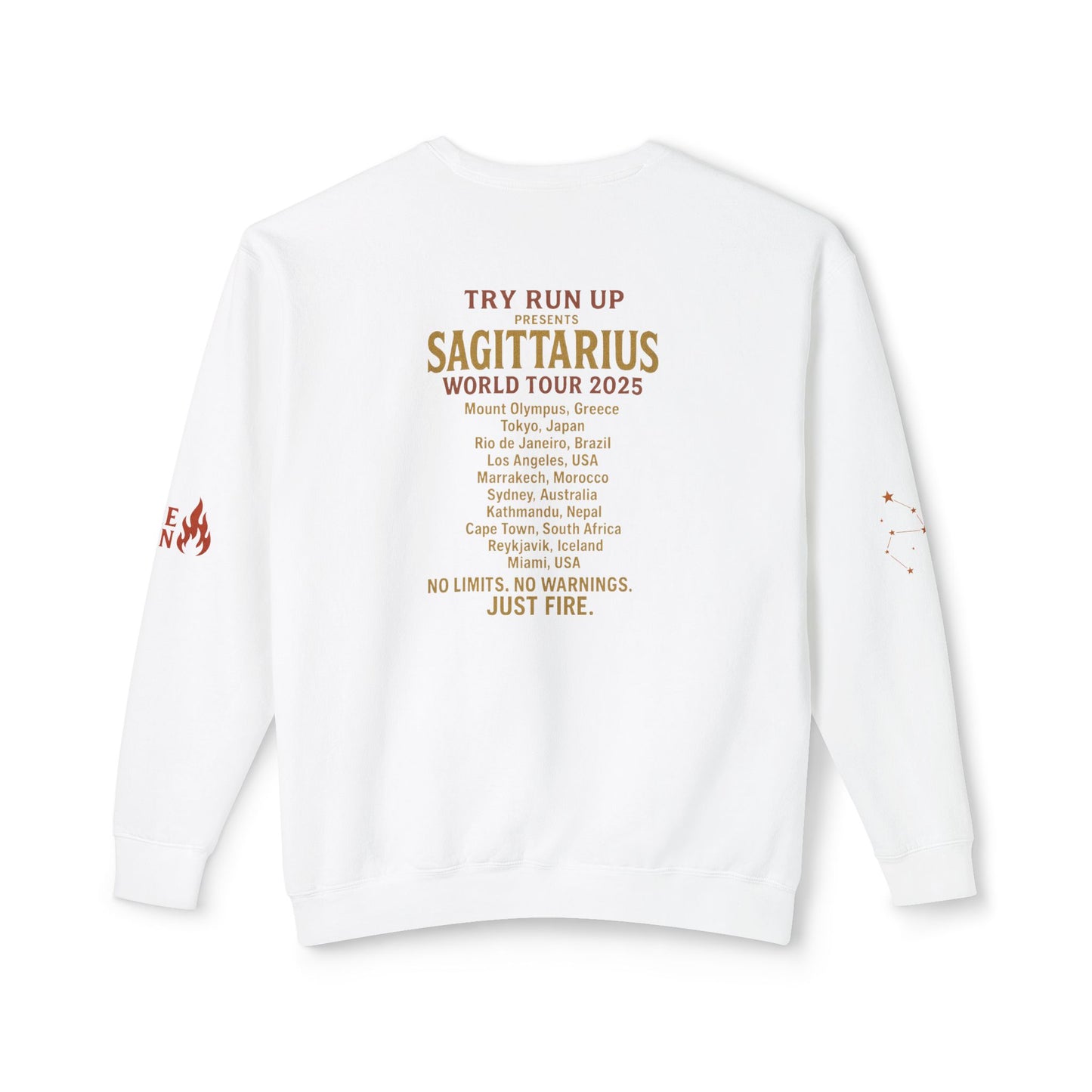 Sagittarius Cozy Try Run Up Sweatshirt