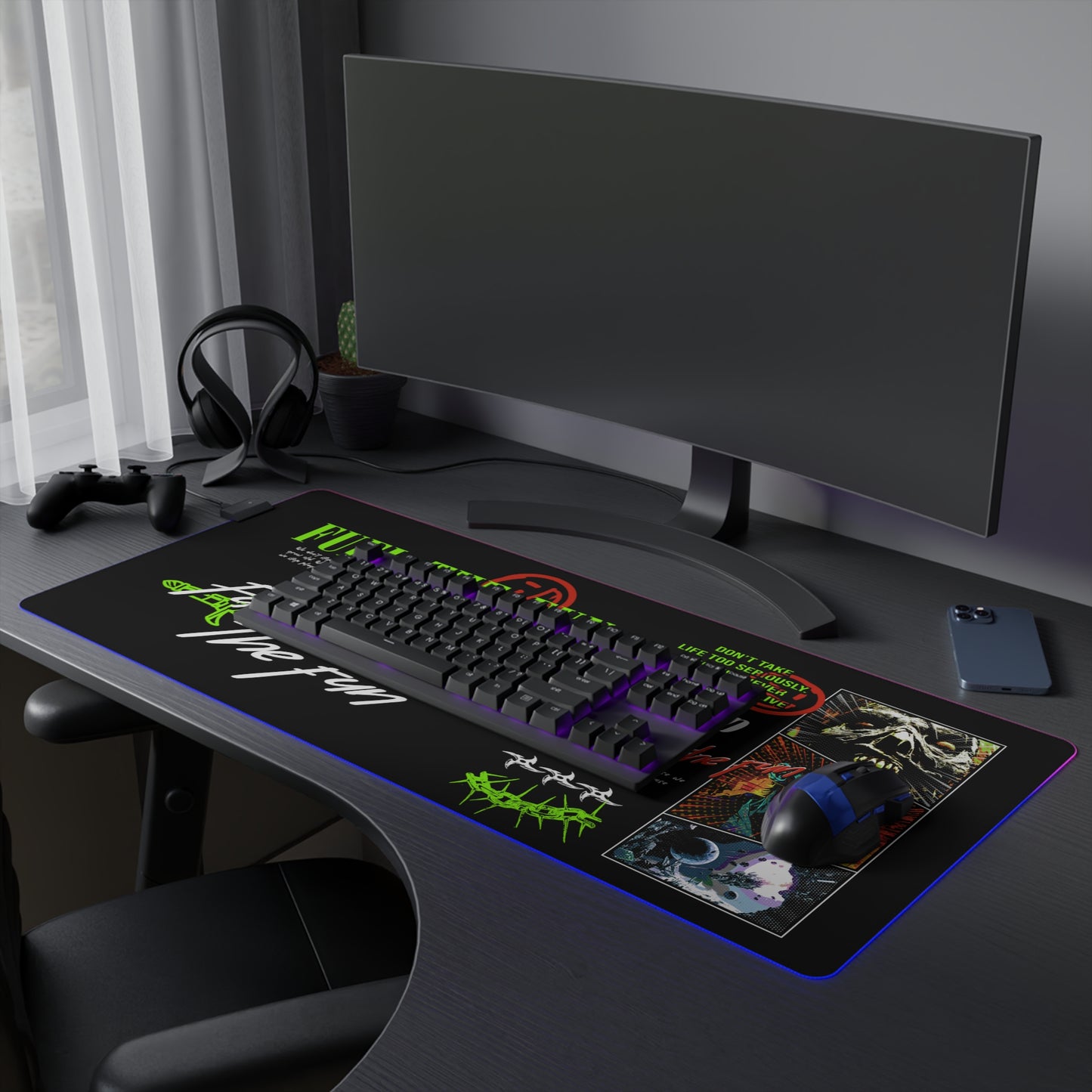 LED Gaming Mouse Pad