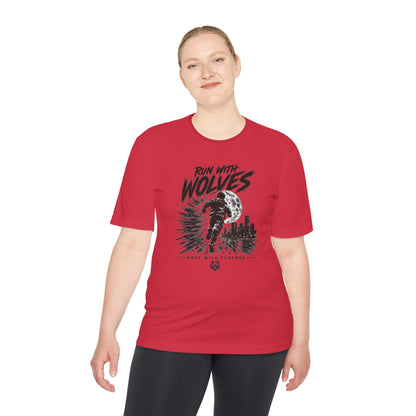 Run With Wolves tee | Running Wolf Graphic Shirt