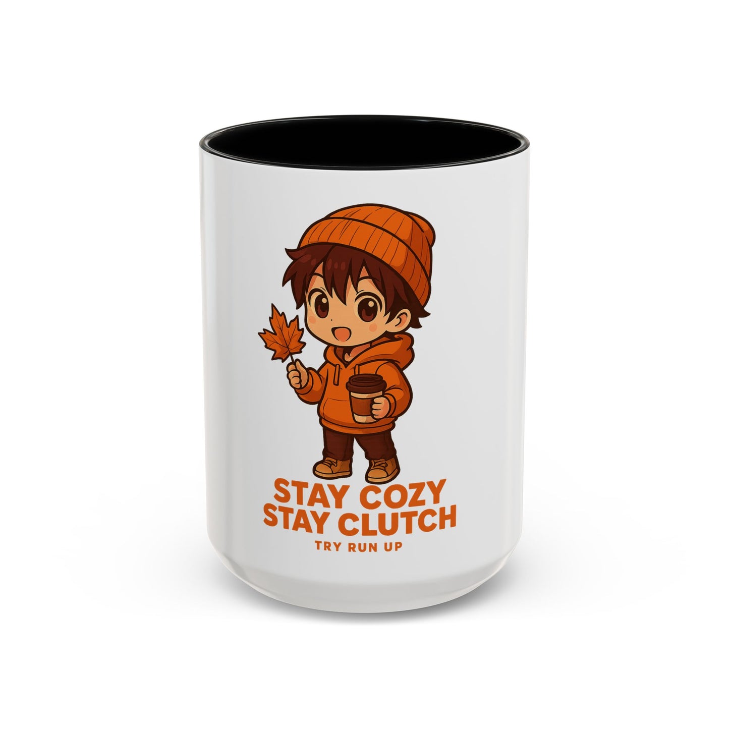 Stay Cozy Stay Clutch Fall Character Mug | Autumn Coffee Mug