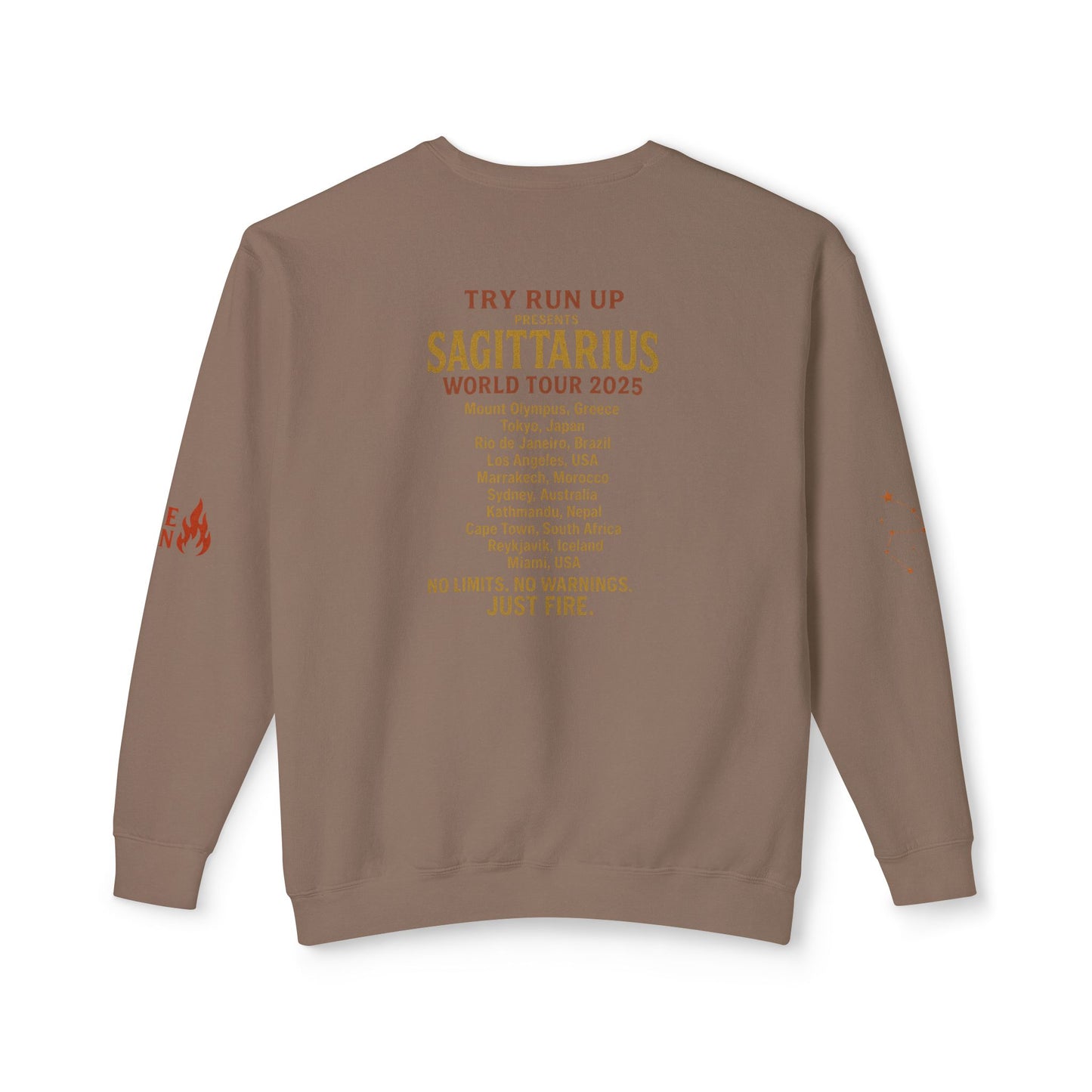 Sagittarius Cozy Try Run Up Sweatshirt