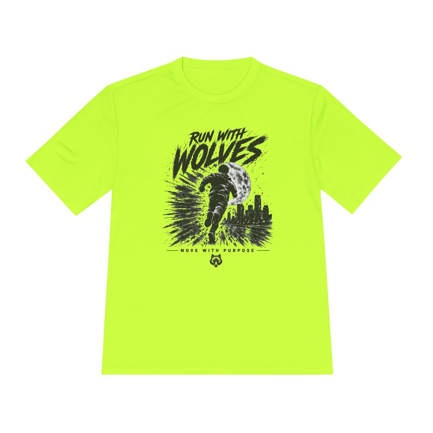 Run With Wolves tee | Running Wolf Graphic Shirt