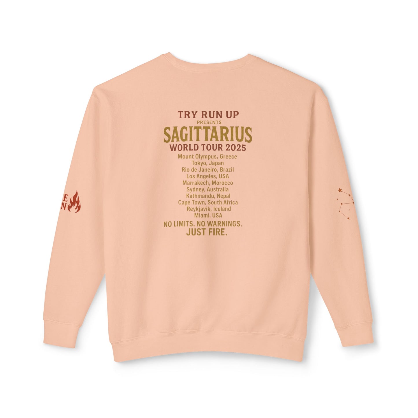 Sagittarius Cozy Try Run Up Sweatshirt