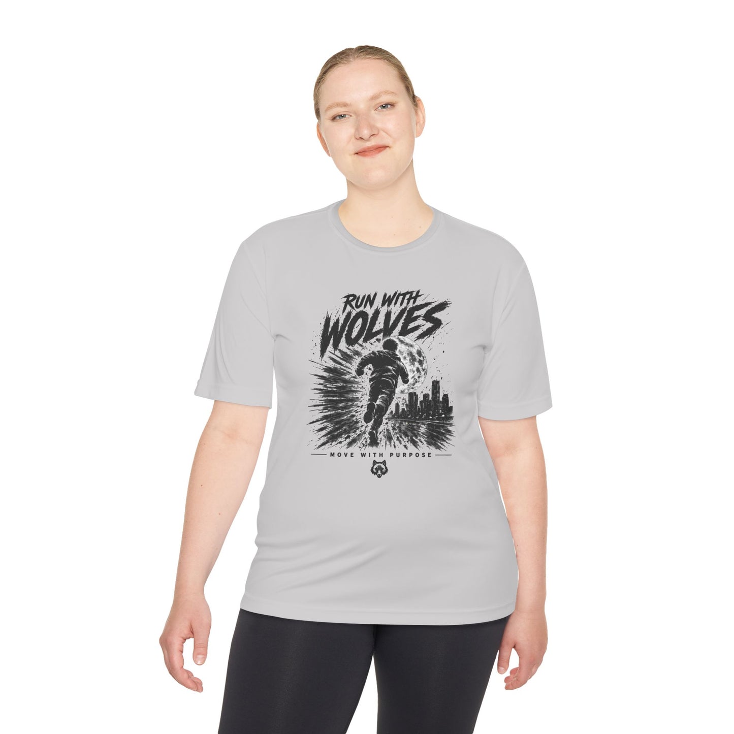 Run With Wolves tee | Running Wolf Graphic Shirt