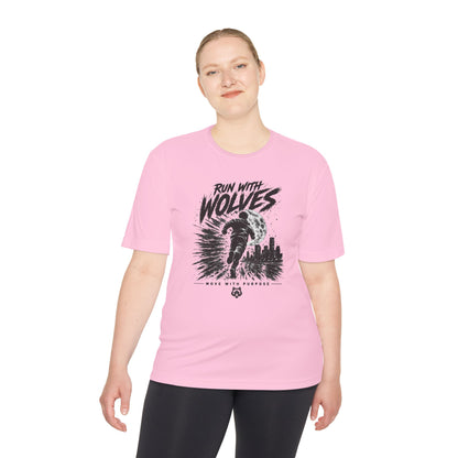 Run With Wolves tee | Running Wolf Graphic Shirt
