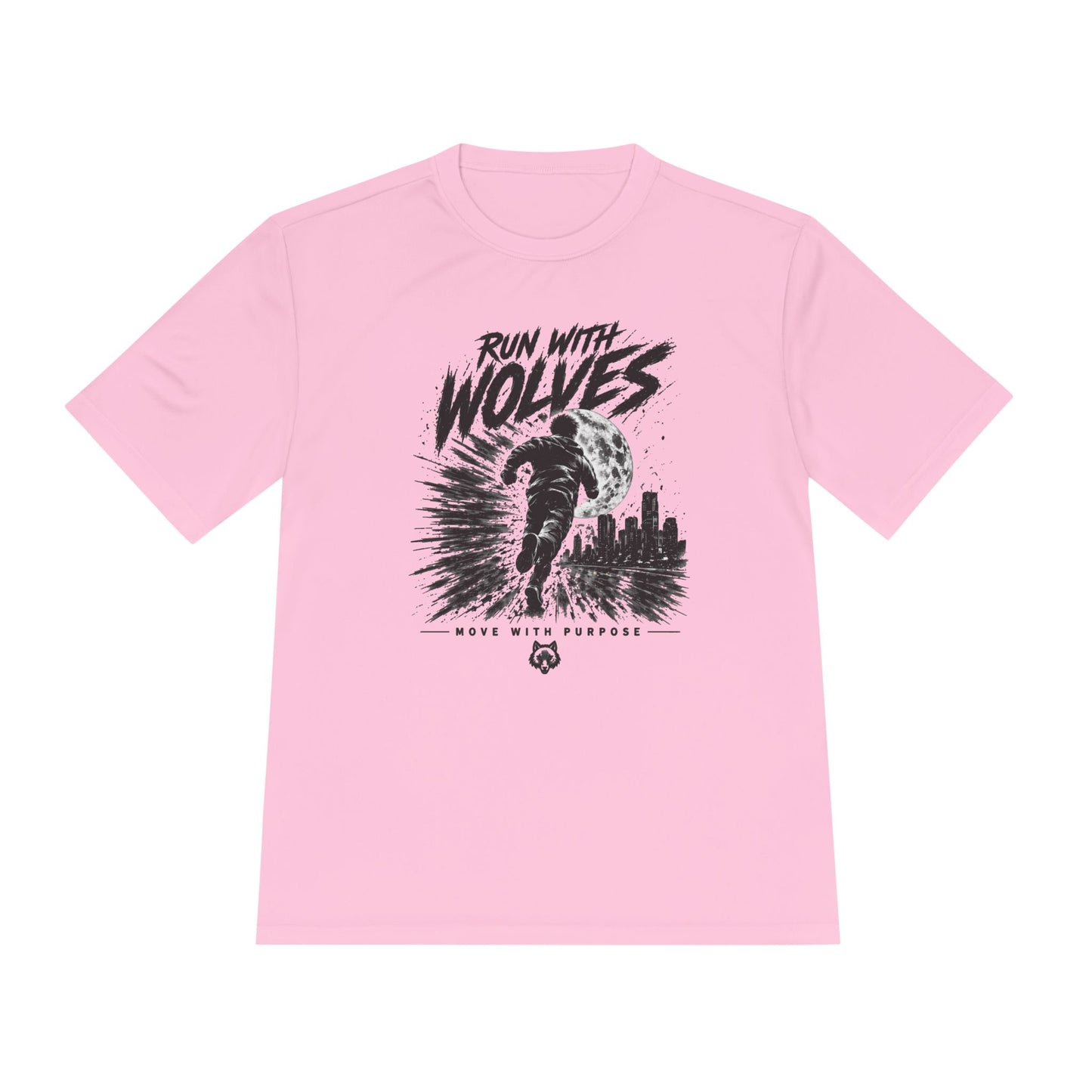 Run With Wolves tee | Running Wolf Graphic Shirt