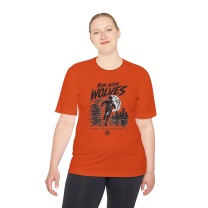 Run With Wolves tee | Running Wolf Graphic Shirt