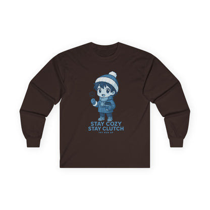 Long Sleeve Tee - Winter Cozy Gamer Design