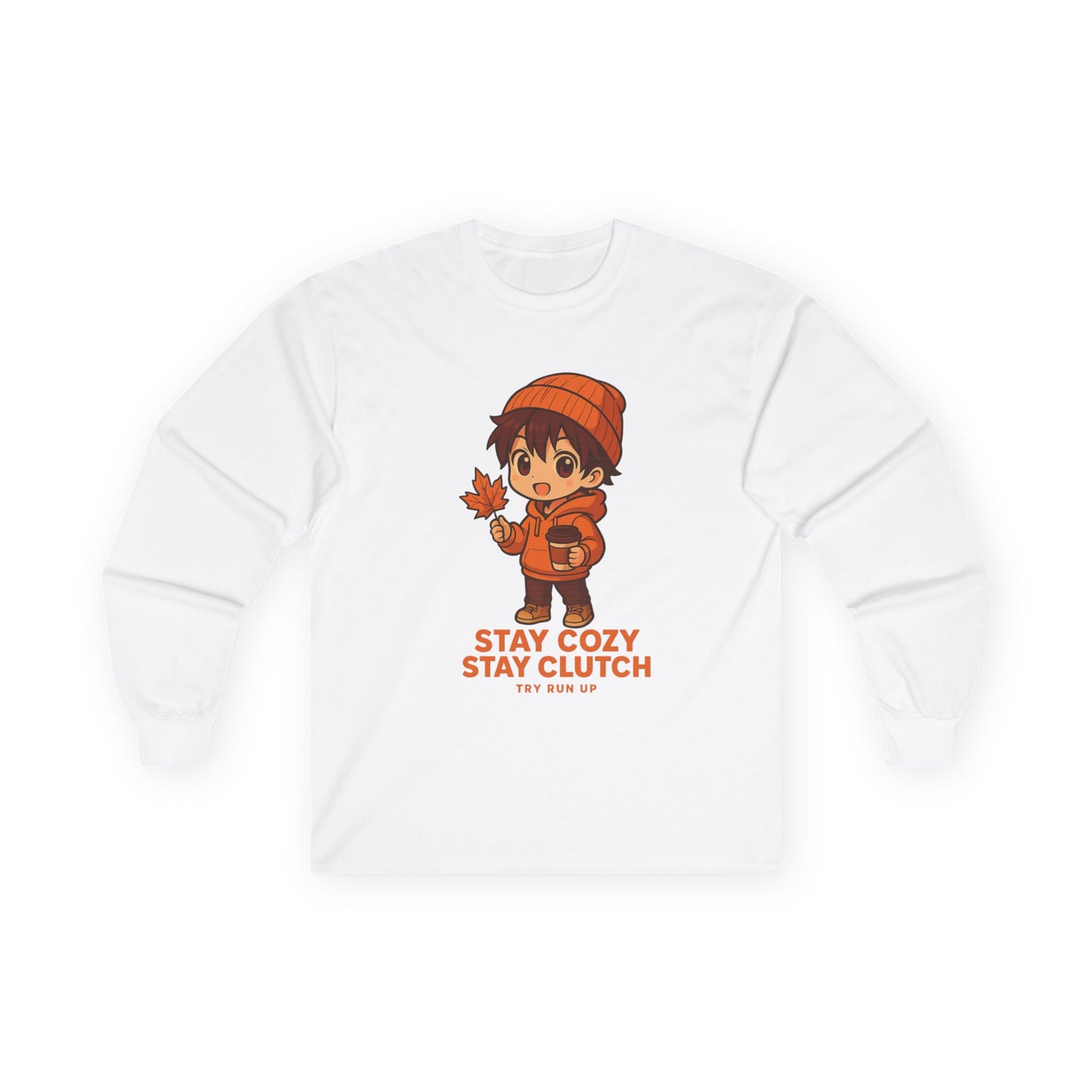 Long Sleeve Tee - Fall Gamer Cozy Design
