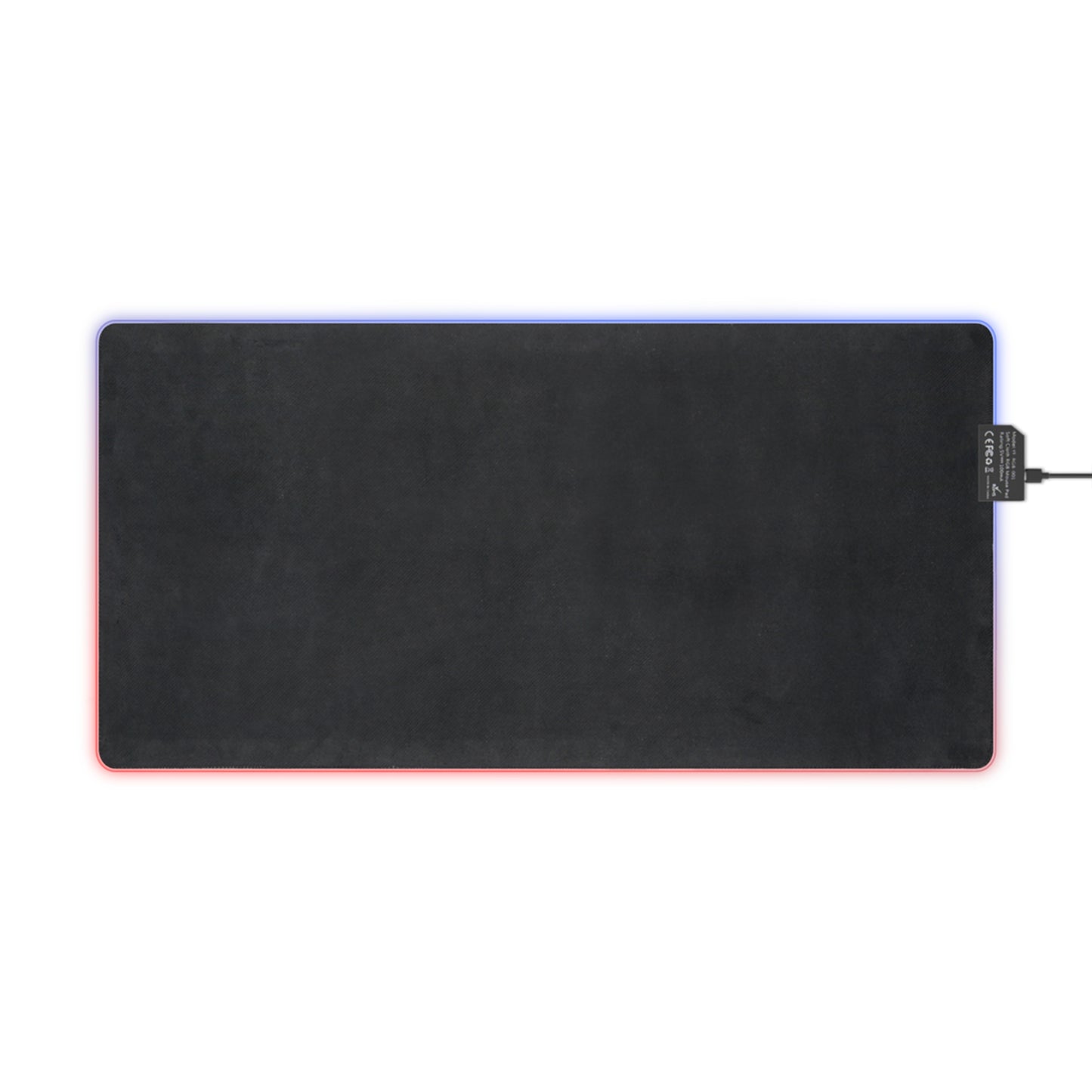 Run Mode LED Gaming Mouse Pad | RGB Lighted Desk Mat, Running Pride Design