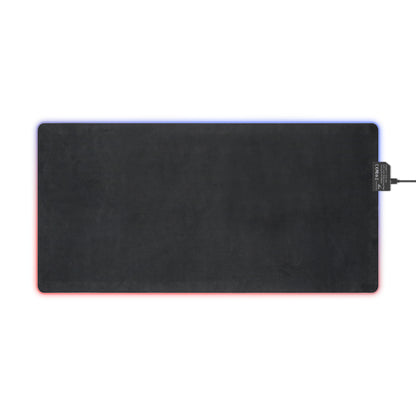 Run Mode LED Gaming Mouse Pad | RGB Lighted Desk Mat, Running Pride Design
