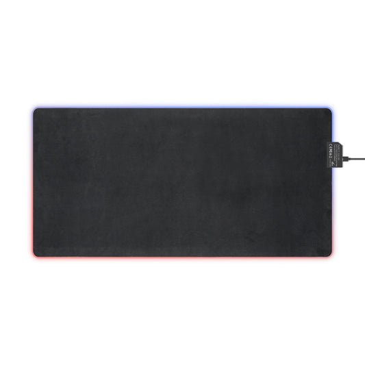 Run Mode LED Gaming Mouse Pad | RGB Lighted Desk Mat, Running Pride Design