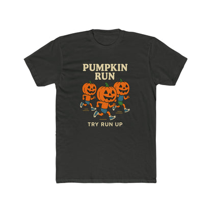 Adult Unisex Cotton Crew Pumpkin Run Halloween Tee