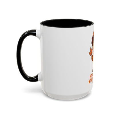 Stay Cozy Stay Clutch Fall Character Mug | Autumn Coffee Mug