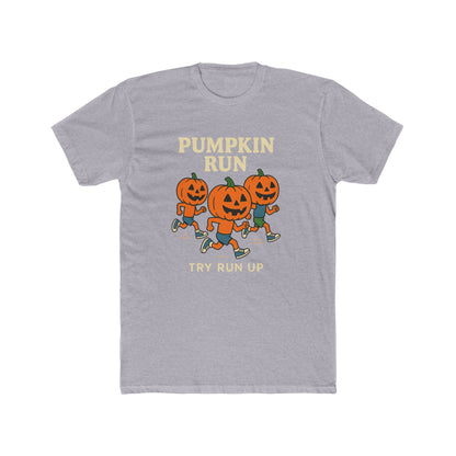 Adult Unisex Cotton Crew Pumpkin Run Halloween Tee