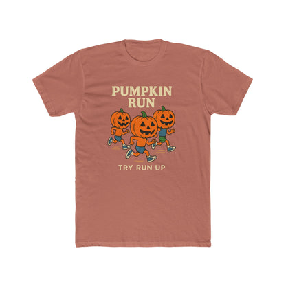 Adult Unisex Cotton Crew Pumpkin Run Halloween Tee