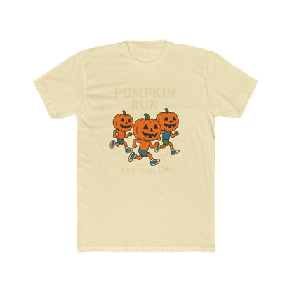 Adult Unisex Cotton Crew Pumpkin Run Halloween Tee