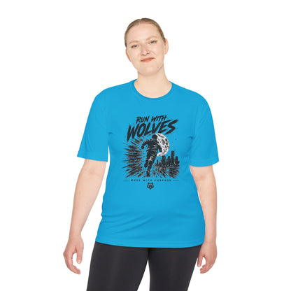 Run With Wolves tee | Running Wolf Graphic Shirt