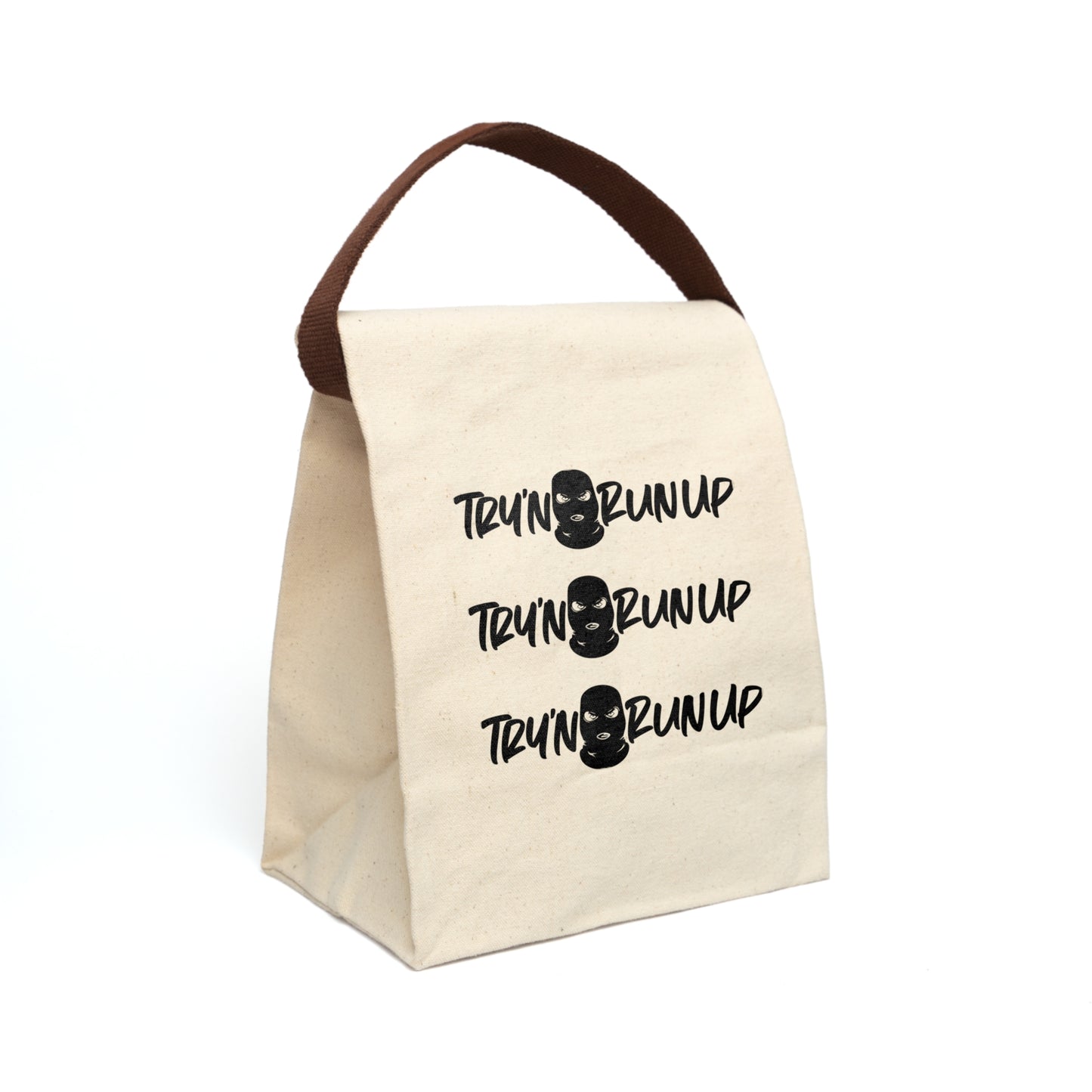 Canvas Lunch Bag With Strap