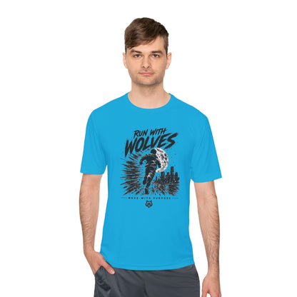 Run With Wolves tee | Running Wolf Graphic Shirt
