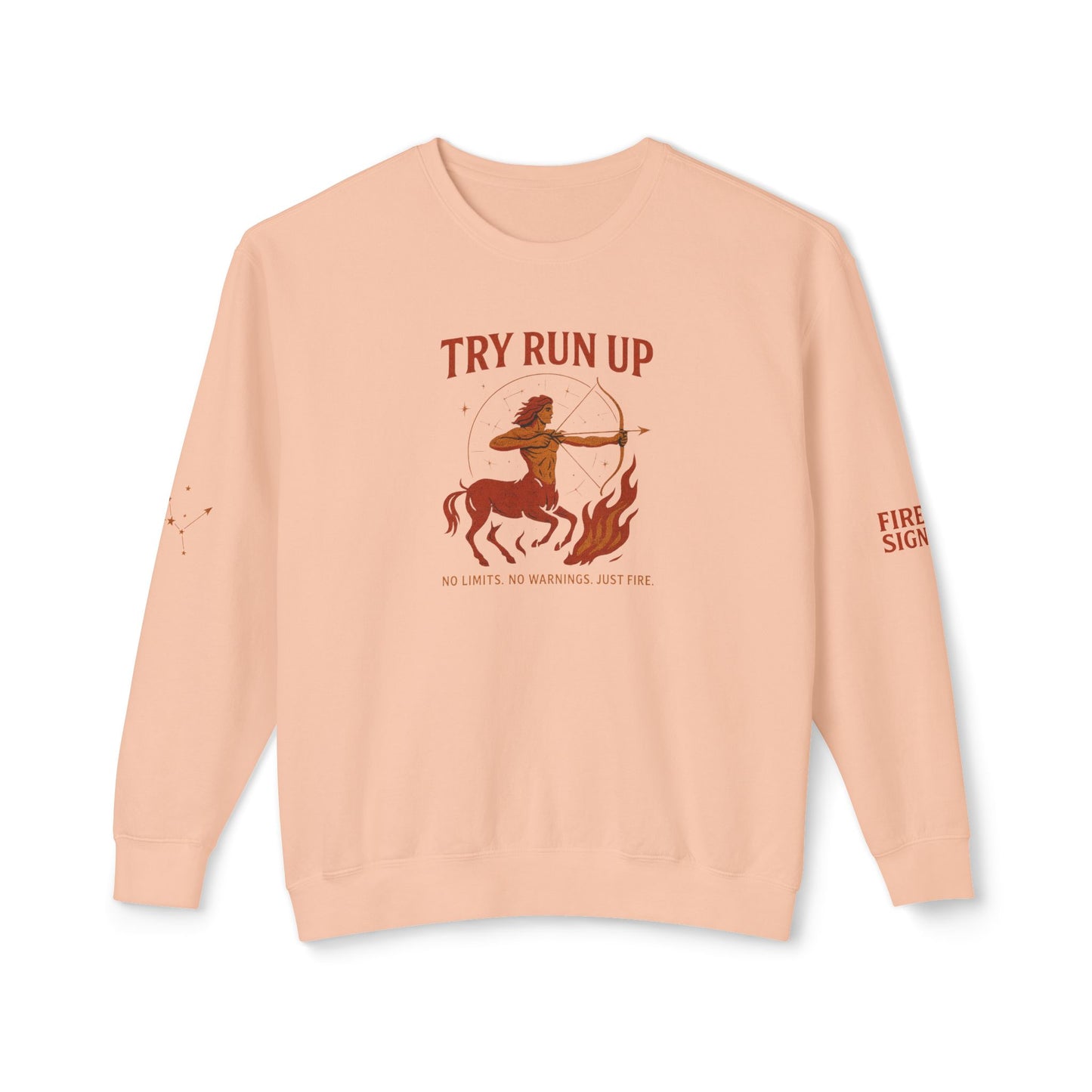 Sagittarius Cozy Try Run Up Sweatshirt