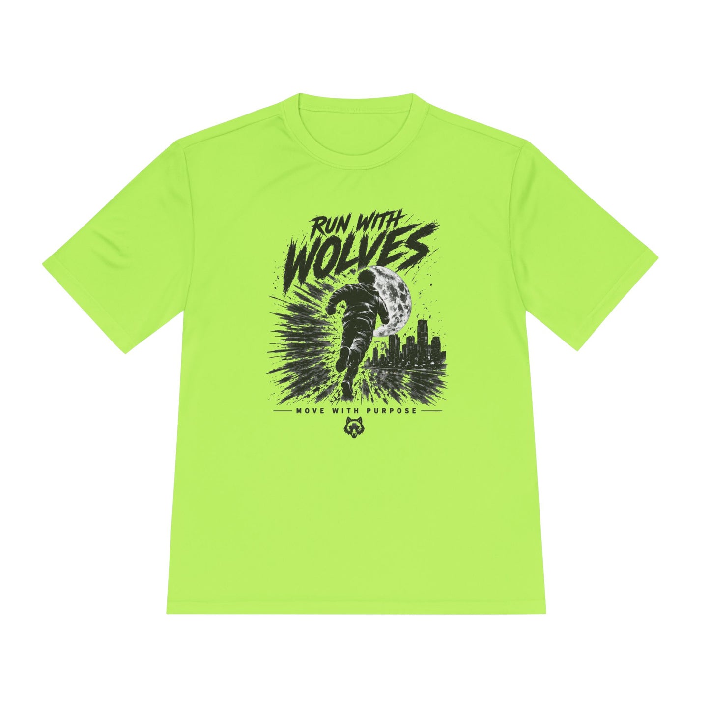 Run With Wolves tee | Running Wolf Graphic Shirt