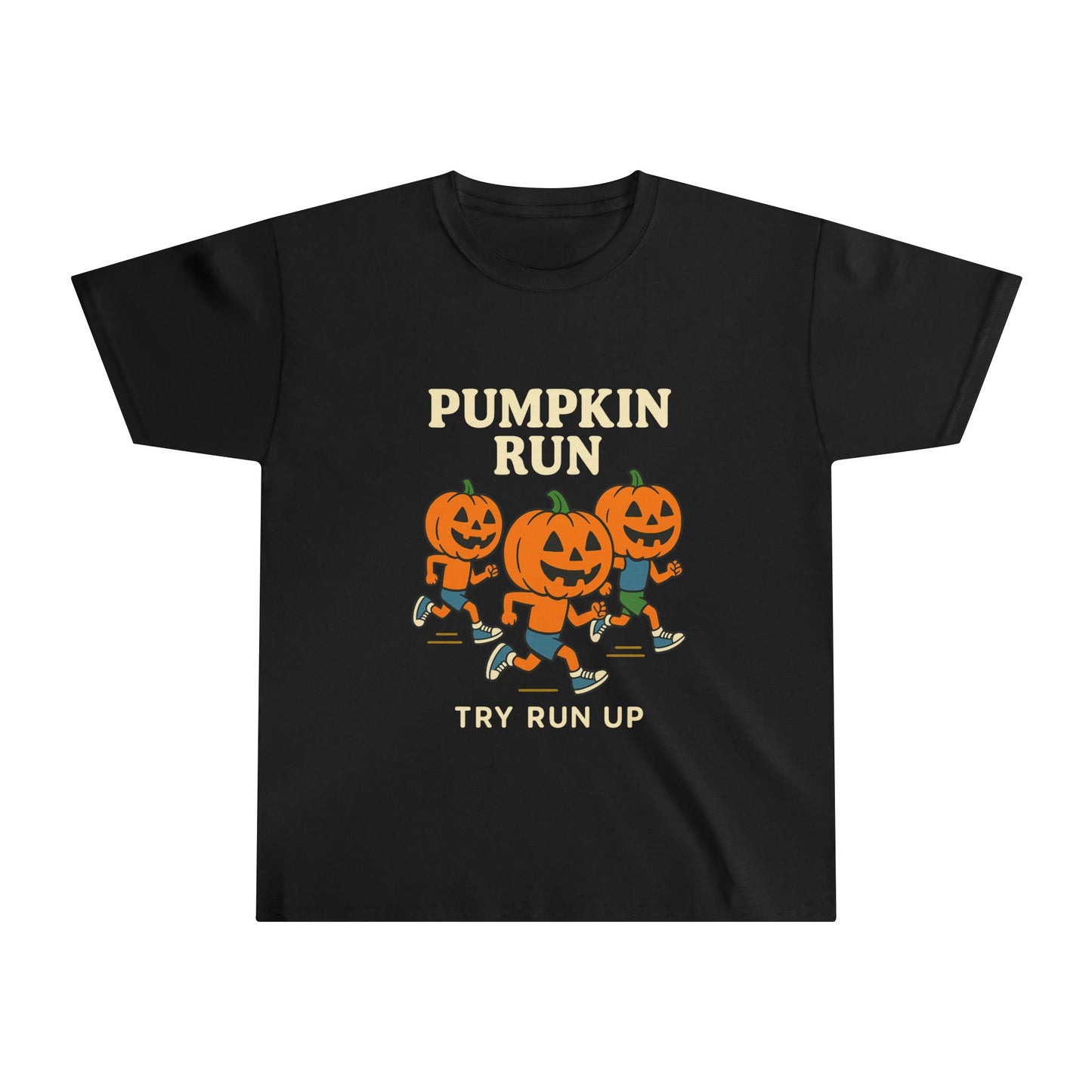 Youth Halloween Pumpkin Run Tee, Kids Halloween t-shirt