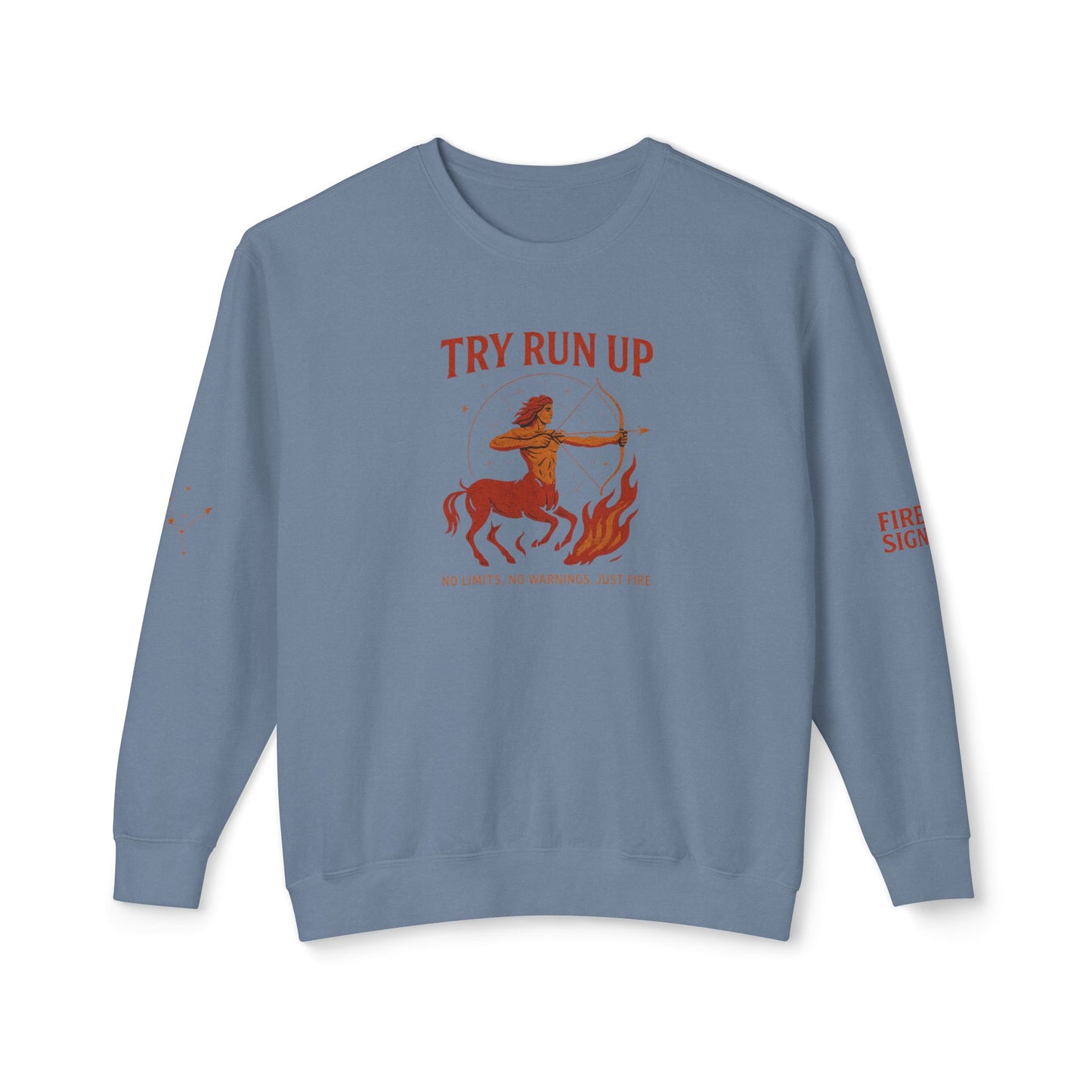 Sagittarius Cozy Try Run Up Sweatshirt