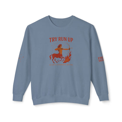 Sagittarius Cozy Try Run Up Sweatshirt