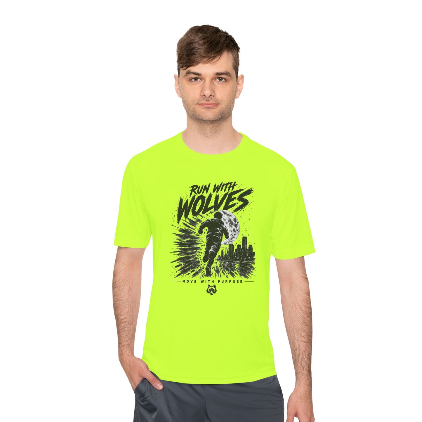 Run With Wolves tee | Running Wolf Graphic Shirt