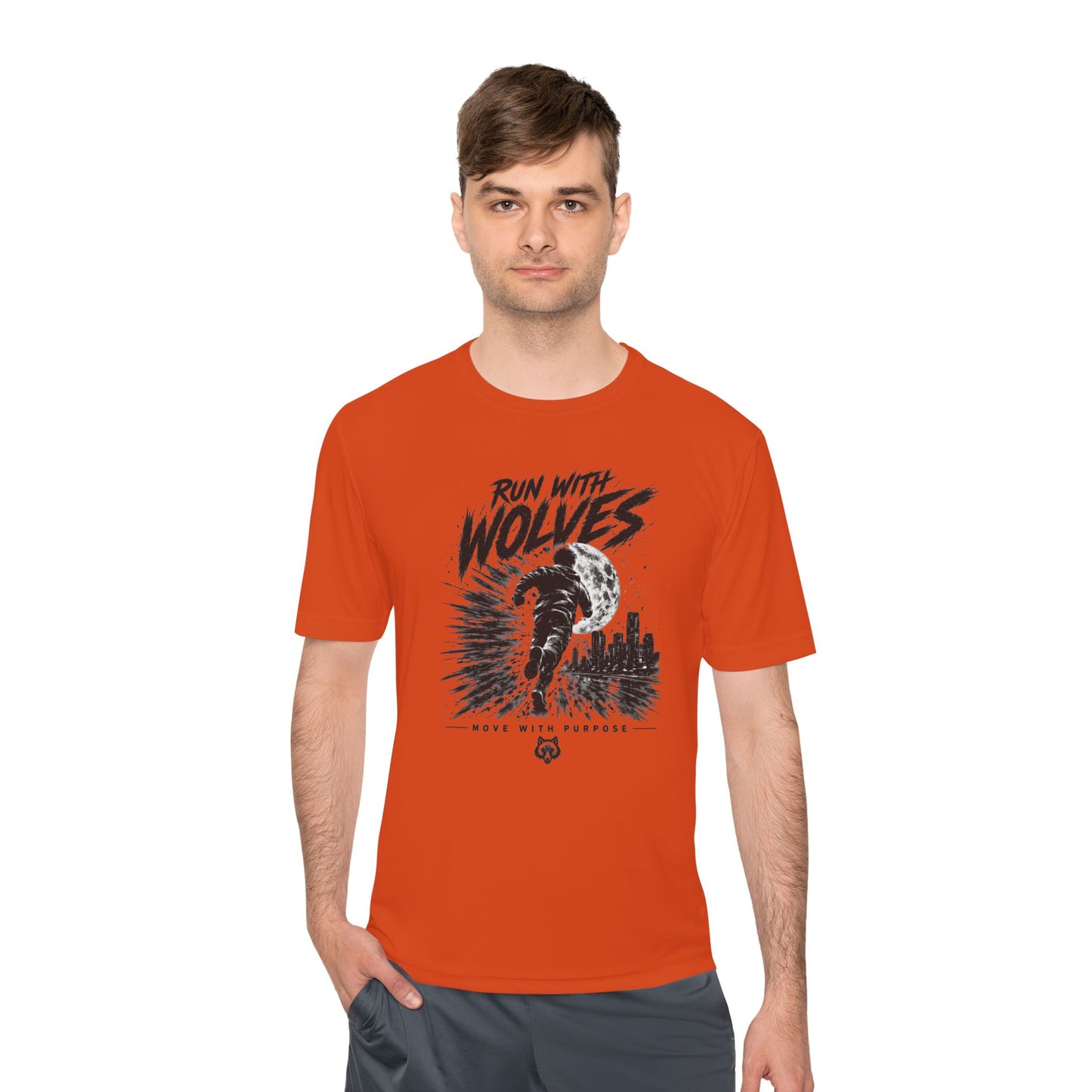 Run With Wolves tee | Running Wolf Graphic Shirt