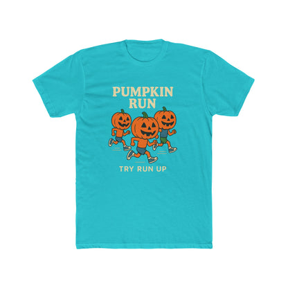 Adult Unisex Cotton Crew Pumpkin Run Halloween Tee