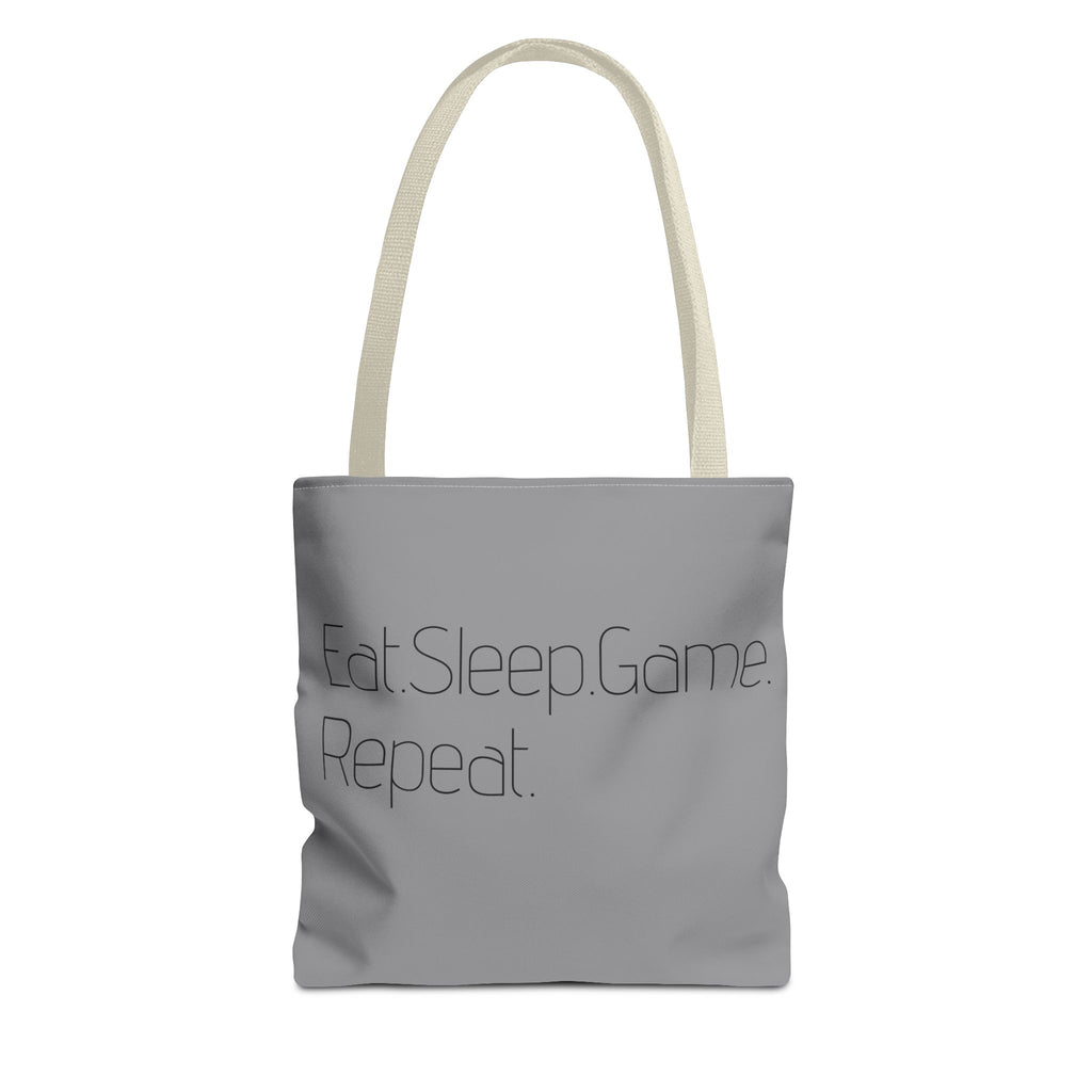 Gamer Tote Bag - Eat Sleep Game Repeat, Gaming Accessories, Eco-Friendly Bag, Video Game Lover Gift, Stylish Shopping Tote