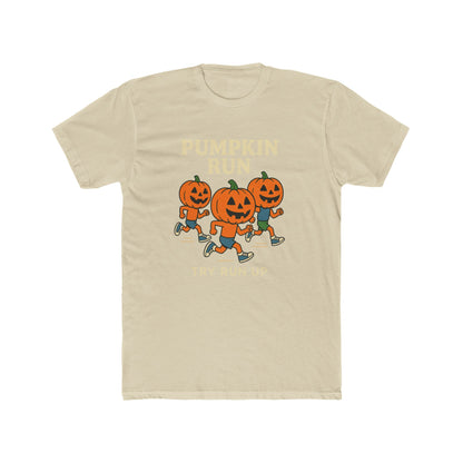 Adult Unisex Cotton Crew Pumpkin Run Halloween Tee