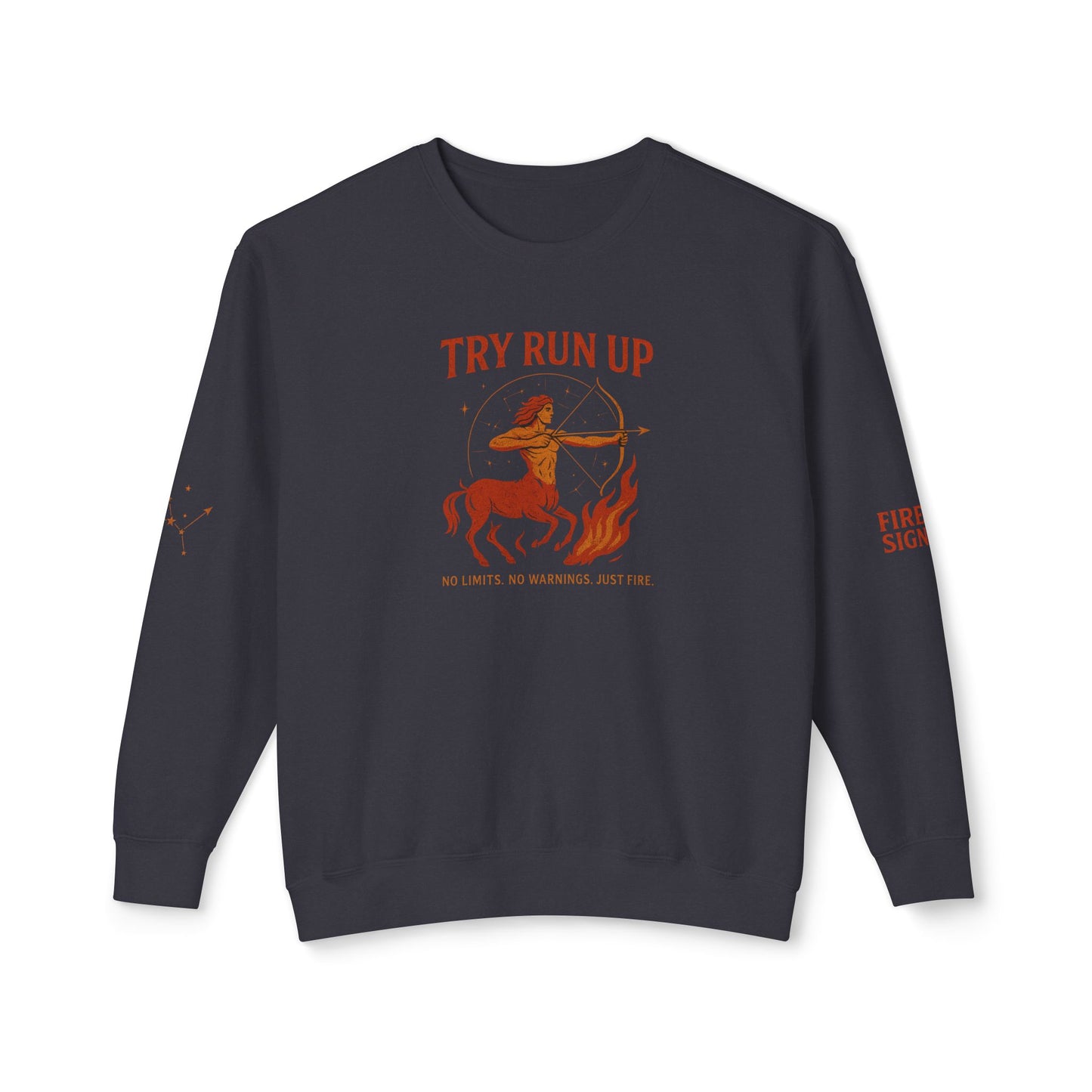 Sagittarius Cozy Try Run Up Sweatshirt