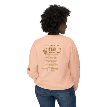 Sagittarius Cozy Try Run Up Sweatshirt