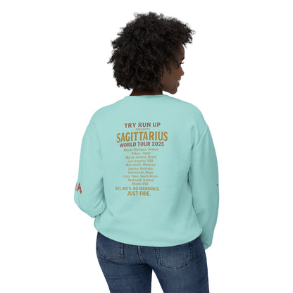 Sagittarius Cozy Try Run Up Sweatshirt
