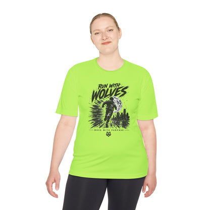 Run With Wolves tee | Running Wolf Graphic Shirt