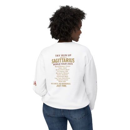 Sagittarius Cozy Try Run Up Sweatshirt