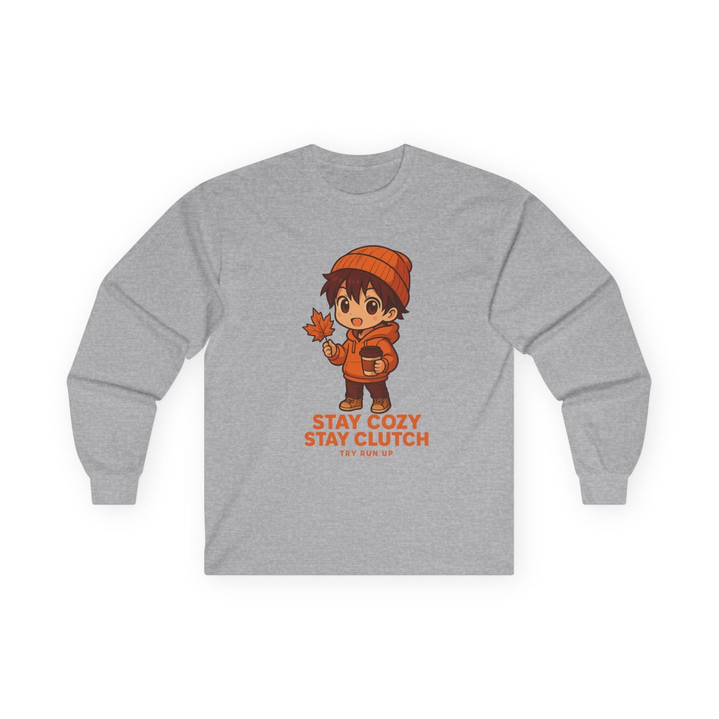 Long Sleeve Tee - Fall Gamer Cozy Design