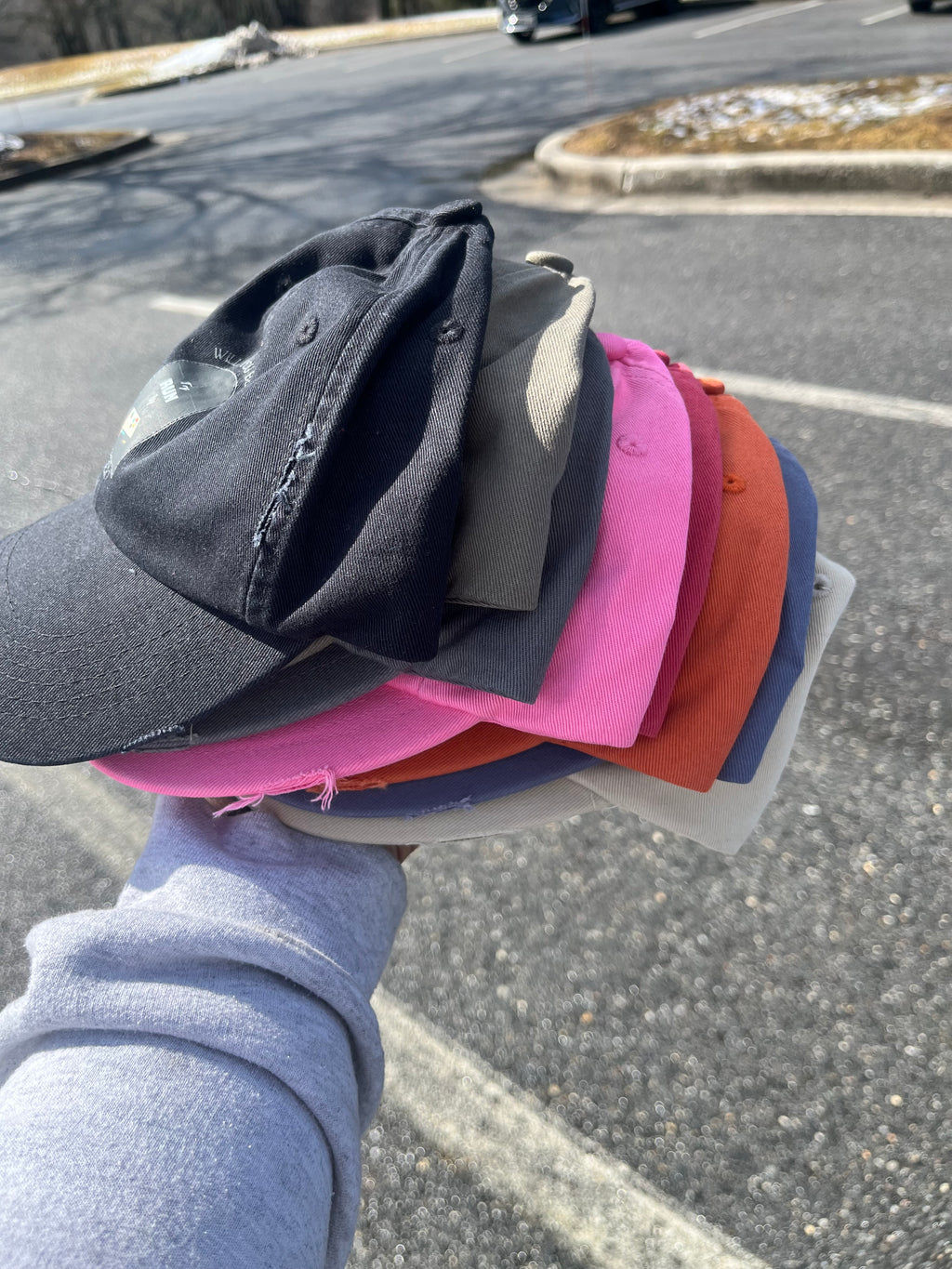 Unisex Distressed Cap