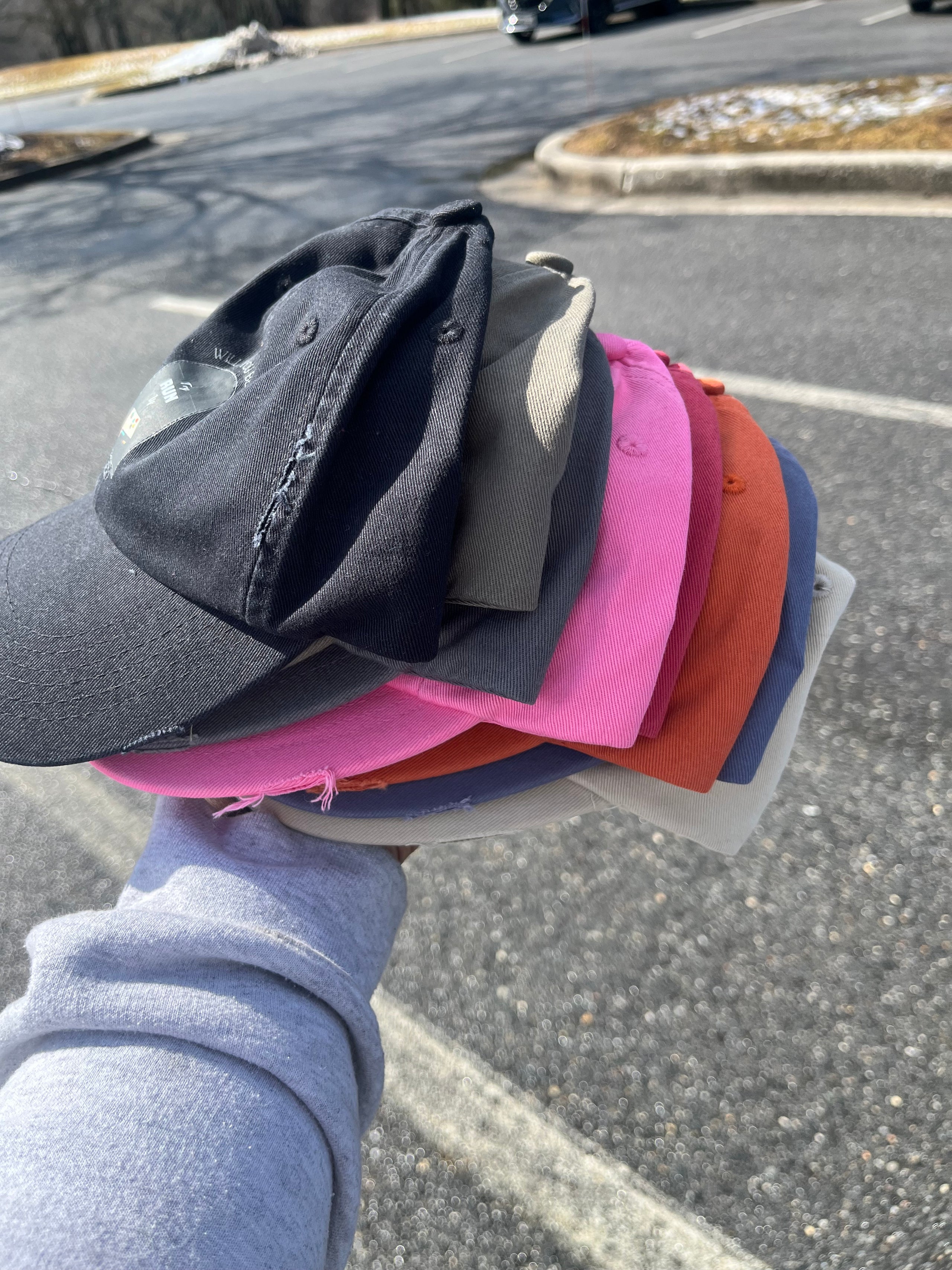 Unisex Distressed Cap
