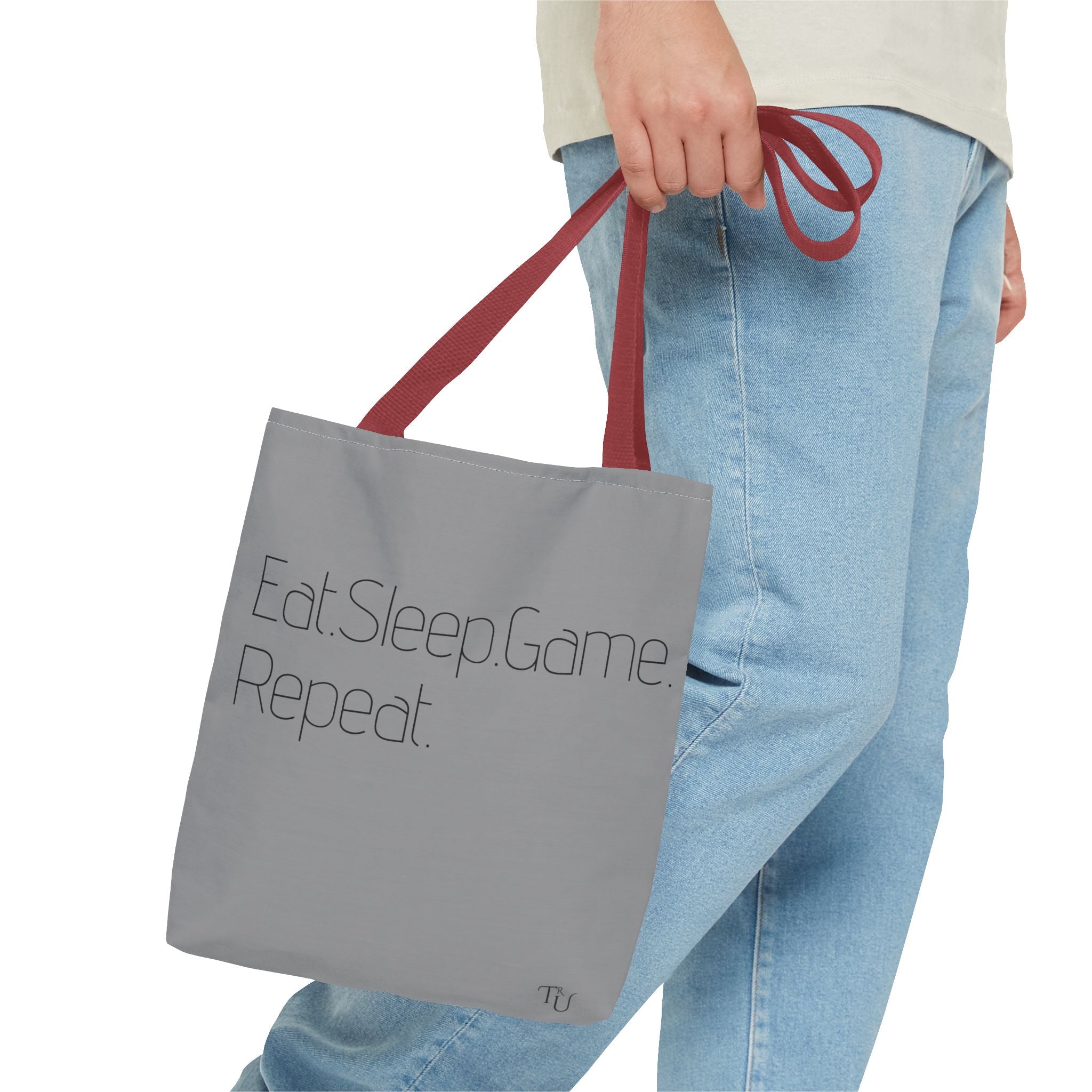 Gamer Tote Bag - Eat Sleep Game Repeat, Gaming Accessories, Eco-Friendly Bag, Video Game Lover Gift, Stylish Shopping Tote