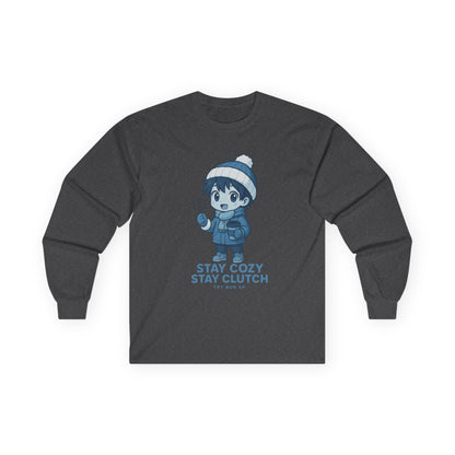 Long Sleeve Tee - Winter Cozy Gamer Design