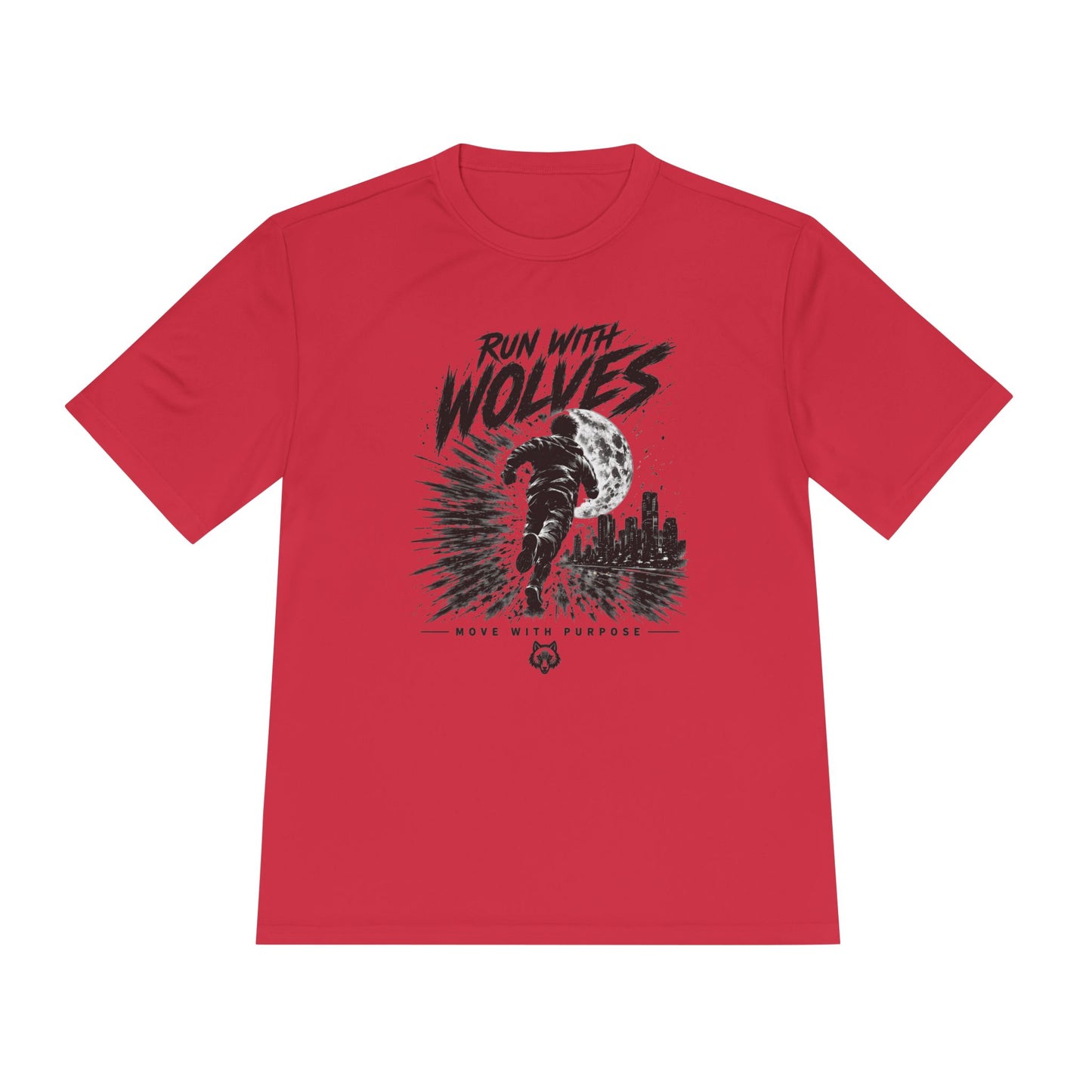 Run With Wolves tee | Running Wolf Graphic Shirt